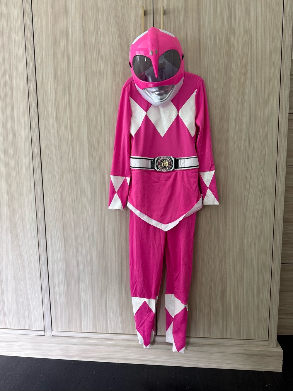 Pink Power Ranger Kids Costume with Helmet